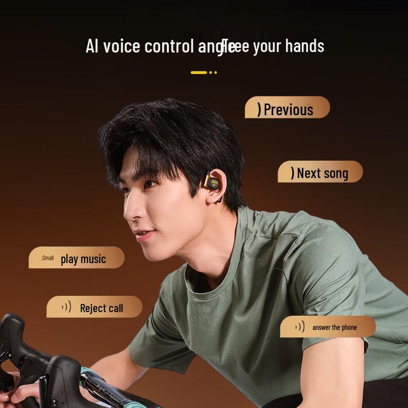 cleer ARC3 ANC Lamborghini Edition Open-Ear AI Bluetooth Headphones