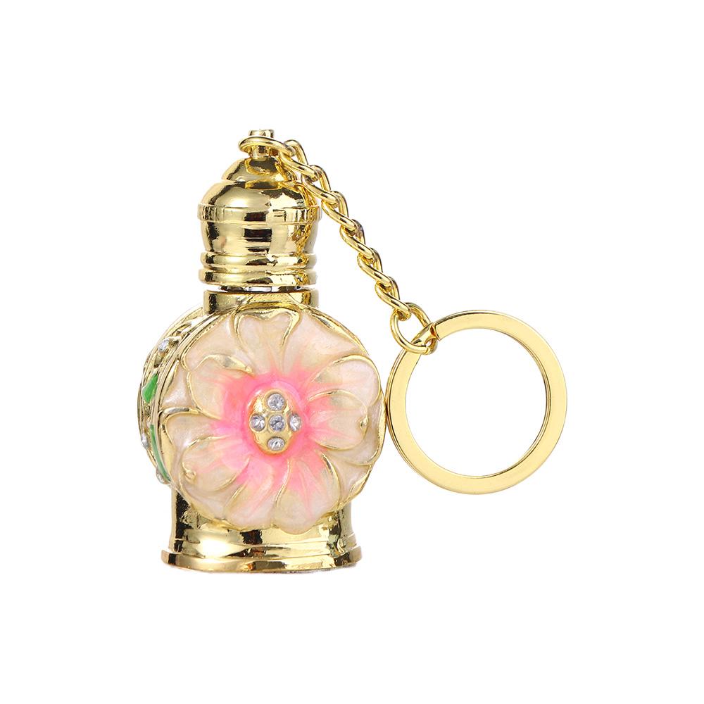 Keyring Lotion bottling Fragrance Bottle Essential Oil Dropper Bottle Empty Cosmetics Container  Bottle Pendant Keychain