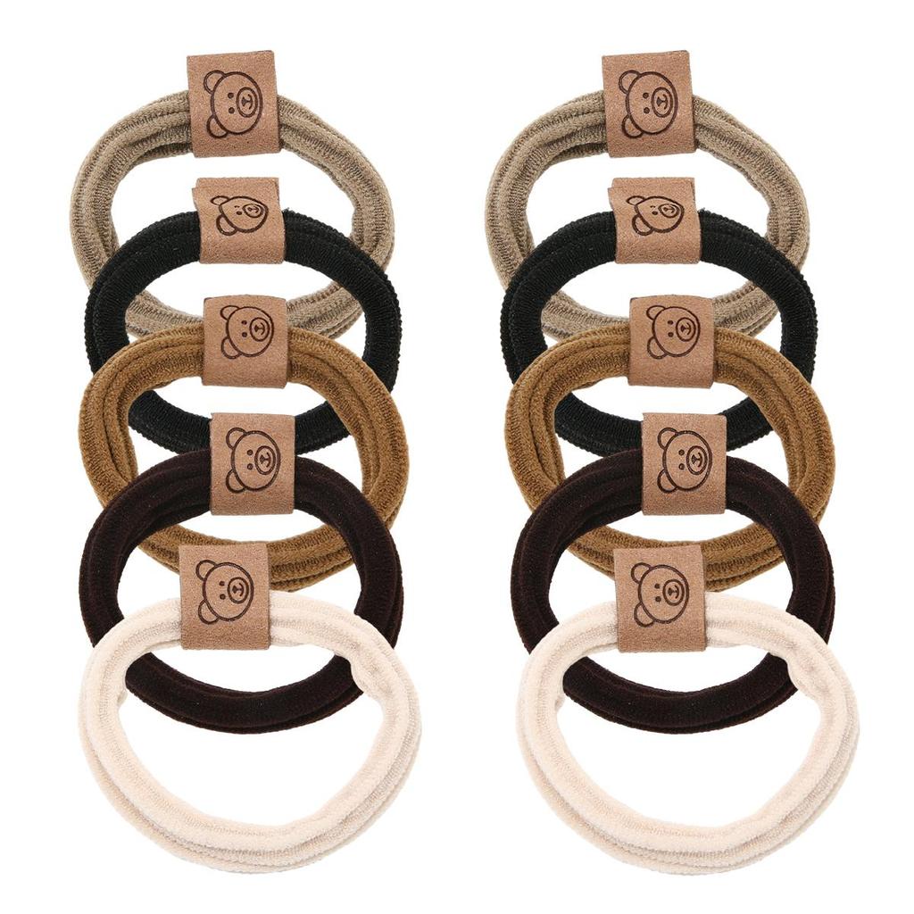 5Pcs Elasticity Durability Headband Hair Ring Head Rope Fashion Headwear For Girl Rubber Band Hair Accessories