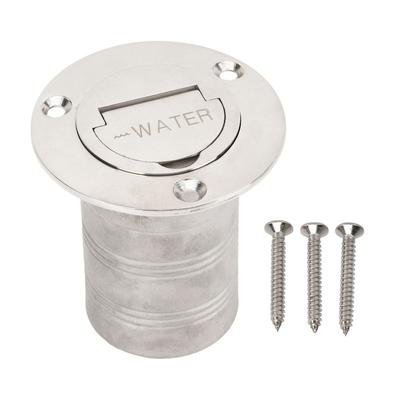 Boat Filler Right Angle Clamshell 316 Stainless Steel Hardware for Boat Keyless Deck Filler 50 Mm 2