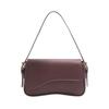 Textured handbag 2025 spring new women's bag niche retro shoulder bag personalized striped crossbody bag trend