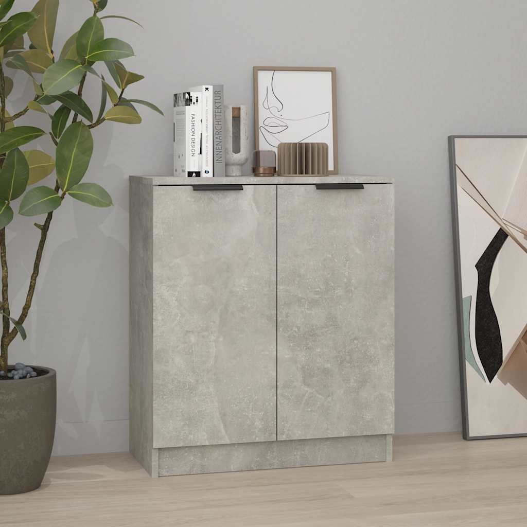 Sideboard Concrete Grey 60 x 30 x 70 cm Particleboard