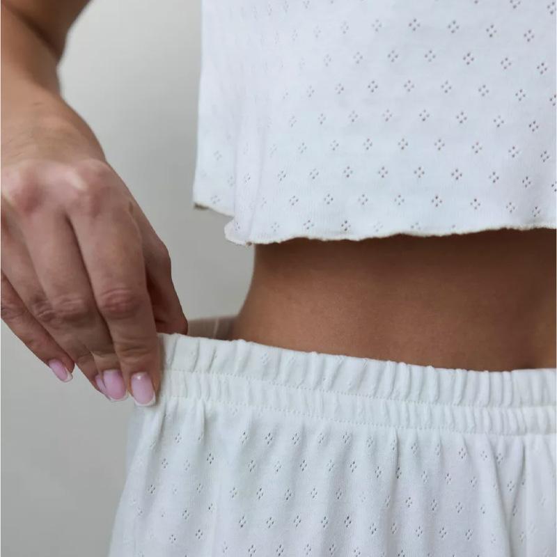 Squisito set di pigiami autunnali a maniche lunghe da donna, moda sottile, pantaloncini in cotone, moda europea e americana, abbigliamento da casa casual