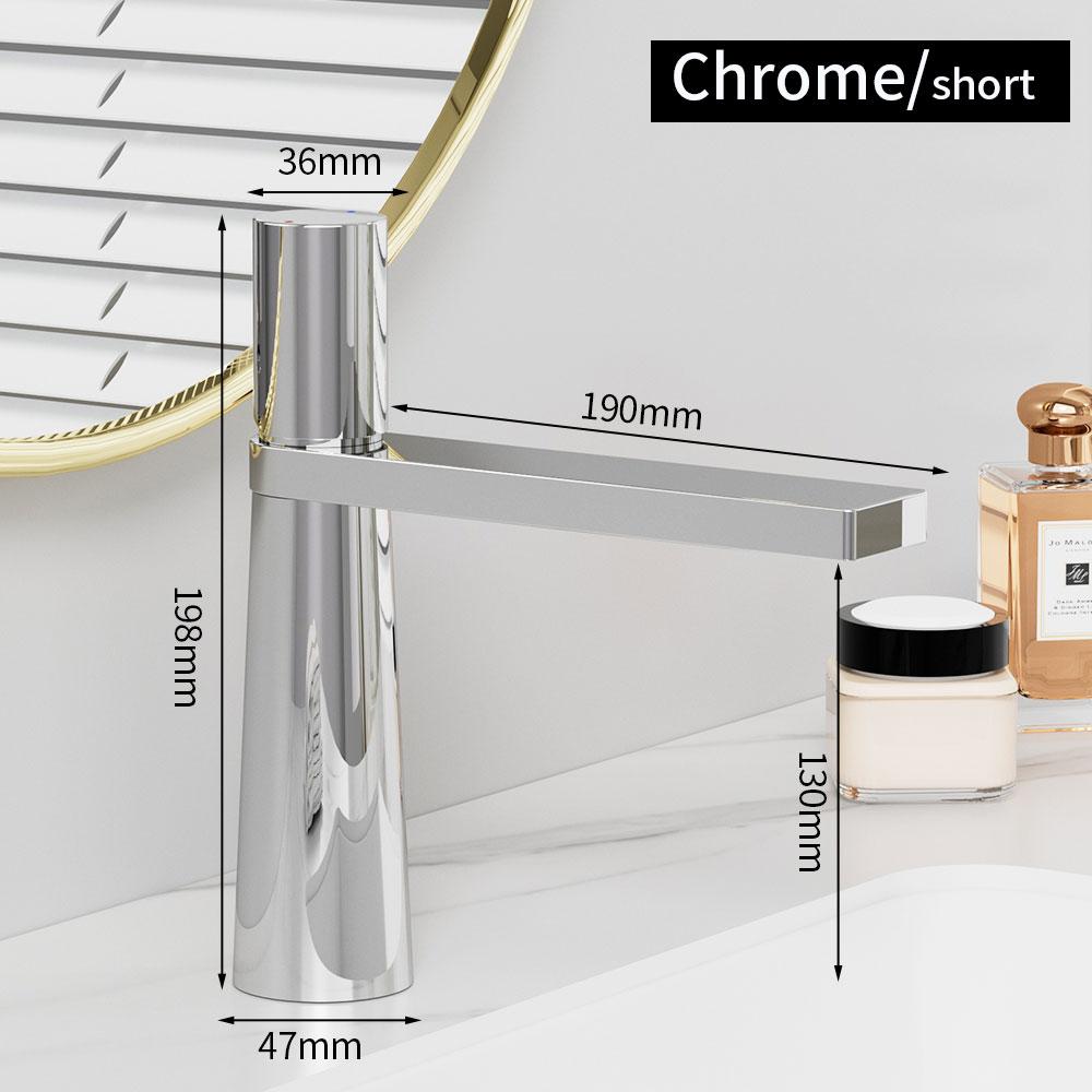 Black Basin Faucet Modern Copper Bathroom Mixer Taps Crane Deck Installation Hot and Cold Water Faucets Sink Faucet for Bathroom