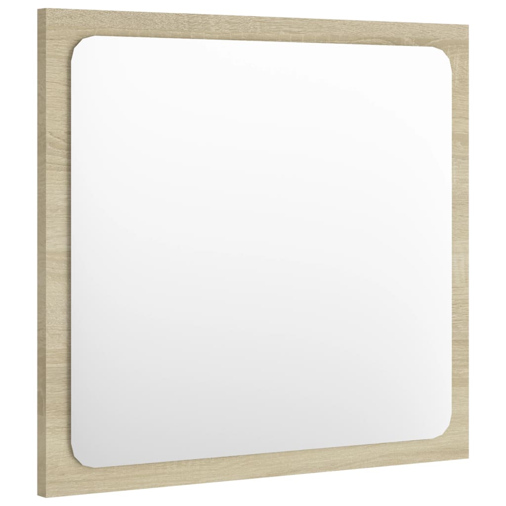 Bathroom Mirror Sonoma Oak 40 x 1.5 x 37 cm Wood Based Material