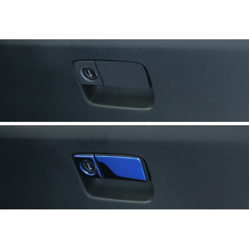 Storage Box Handle Bowl Trim For Honda CRV CR-V 2017- Blue Co-Pilot Titanium