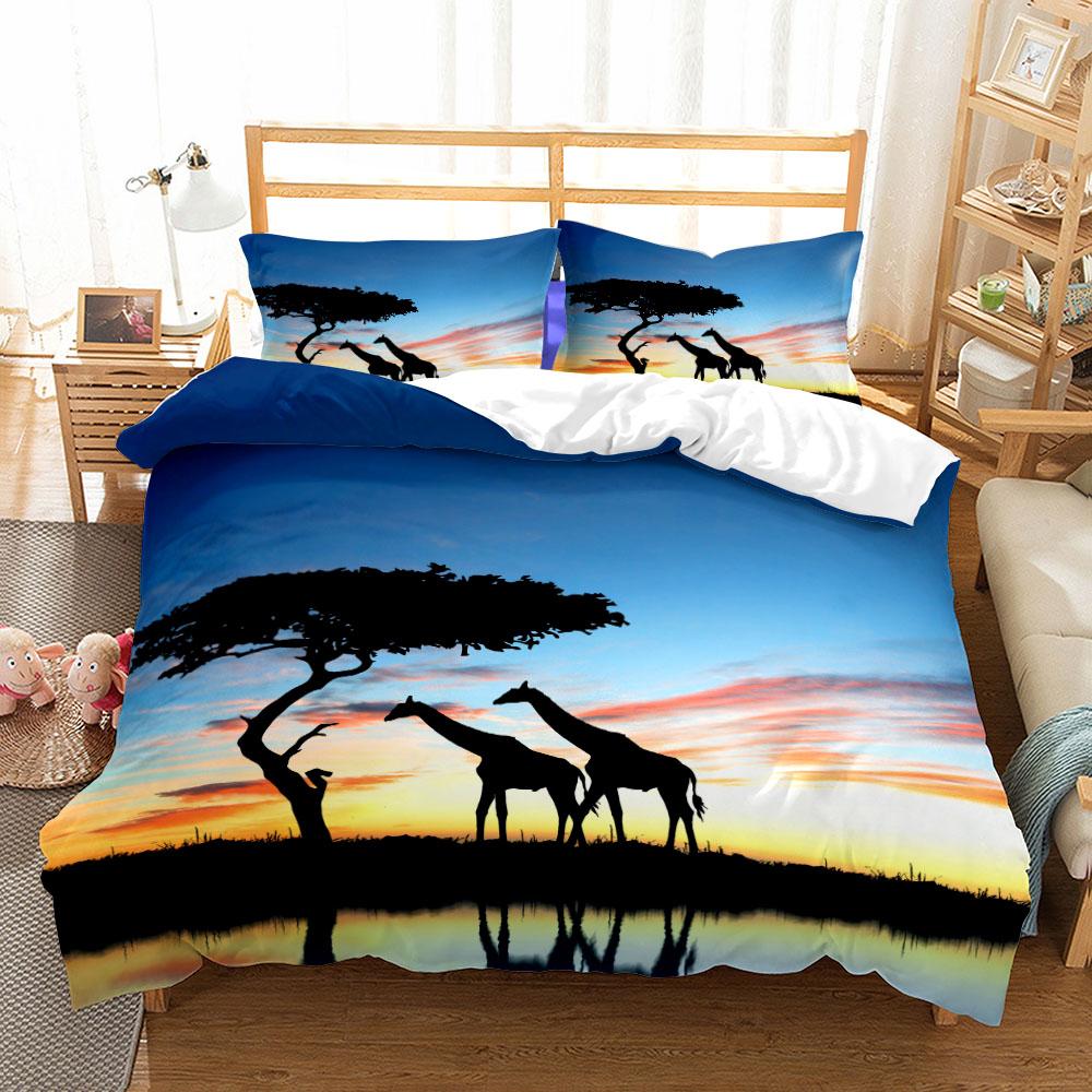 Moonlight In Dark Duvet Cover Set Uk Single Double Queen Us Twin Full King Size Bed Linen Set