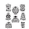 Christmas Cartoon Retro Stamp Cut Transparent Stickers for Journal Decoration DIY
