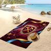West Ham United Fußball-Print Strandtuch, Großes Weiches Schnelltrocknendes Handtuch für Strand Camping Schwimmen