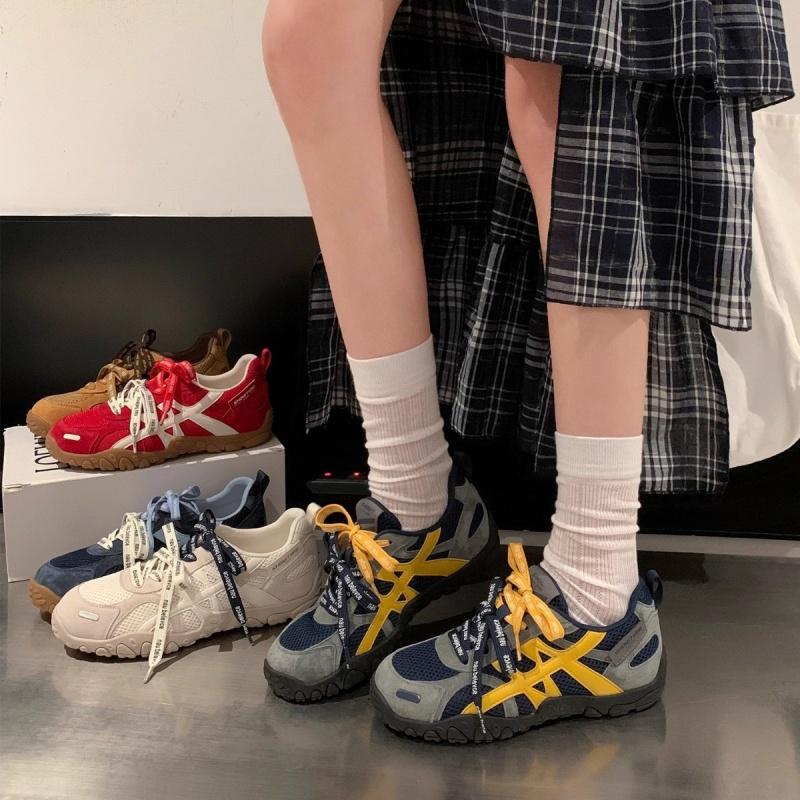 Fashion Breathable Mesh Sneakers 2025 Summer Lace Up Flat Running Shoes Outside Walking Comfortable Soft Casual Women Sneakers