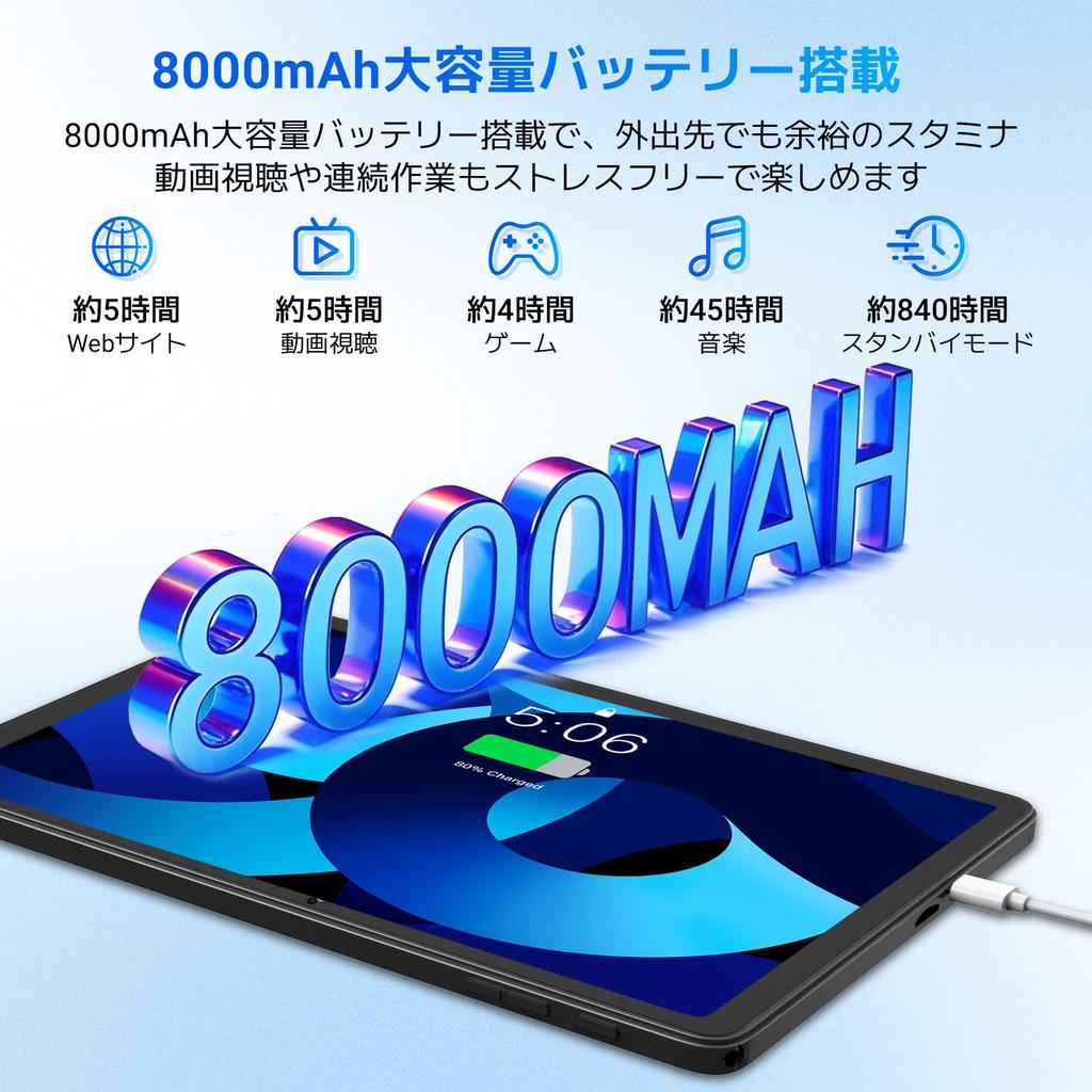 Android 16 Tablet T90WiFi Model Android FHD Large Widevine L1 Netflix Face CPU Ideal for Work New 11-inch ReleaseTABWEE Tablet, 16, 19201200