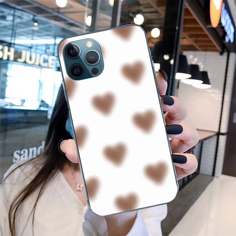 Heart Shape Phone Case For Iphone 11 12 13 Pro Max 5s 6s 7 8 Plus X Xr Xs Max Se 2020 13 Mini Case Cover