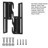2/4Pcs Bed Frame Conversion Bracket with Hardware Bolt-On to Hook-On Headboard Adapter Bracket Bed Rail Hook Plate Adapter Headboard Attachment Kit