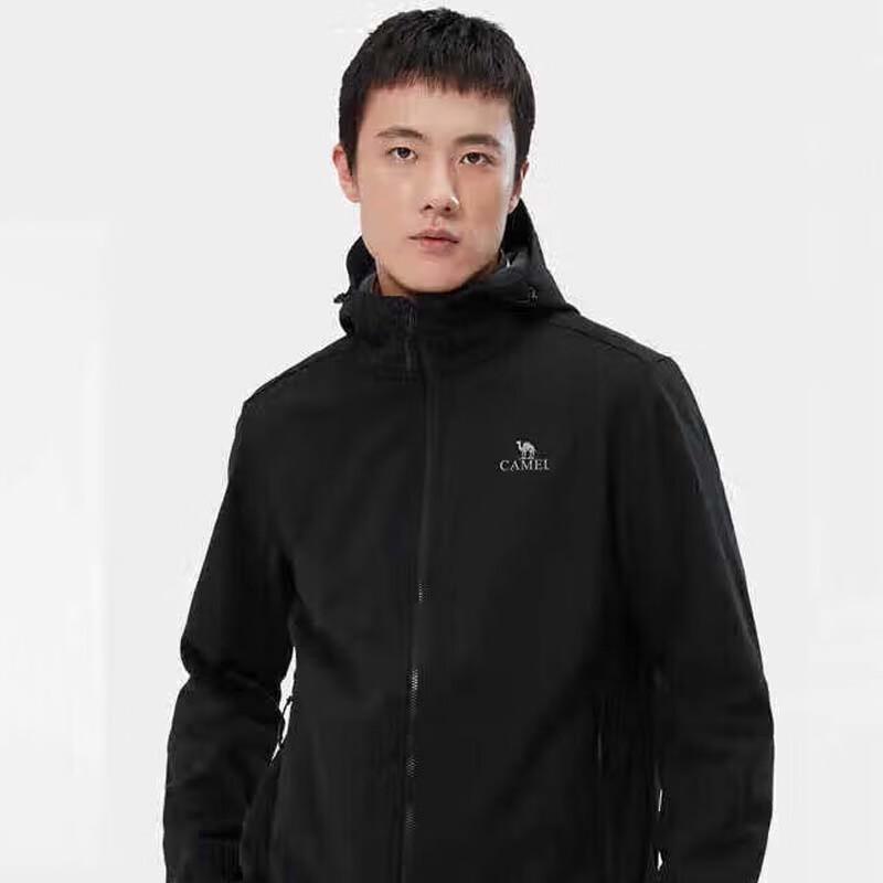 CAMEL Men s Fleece Lined Hooded Softshell Jacket XXL