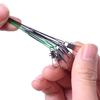 MUQZI Sports Accessory 20Pcs Anti-Bite Steel Wire Leader Swivel Fishing Line Tackle Tool Fish Accessory
