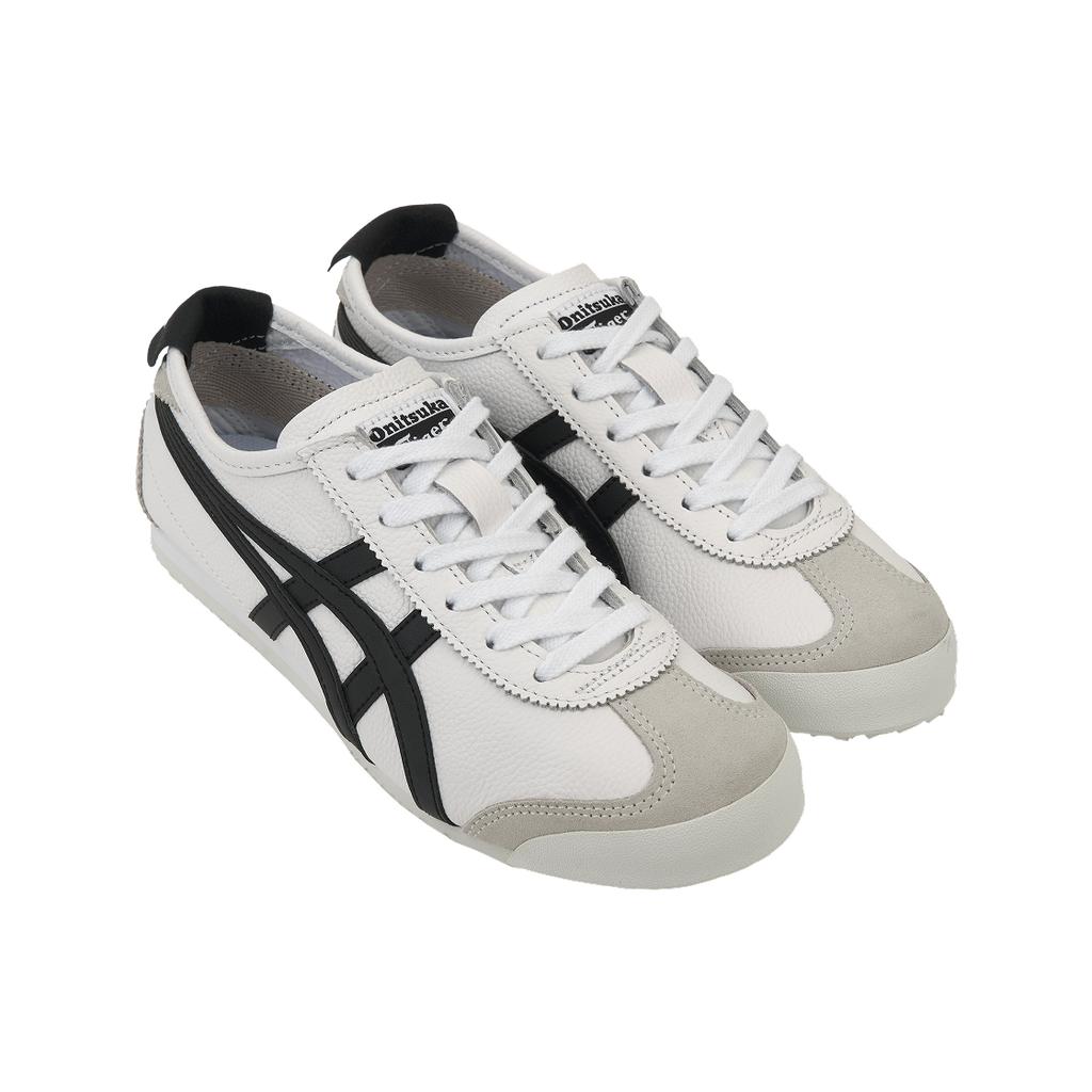ONITSUKA TIGER Mexico 66 Weiß Schwarz Wildleder Zehenkappe Unisex Sneakers 1183A201-126