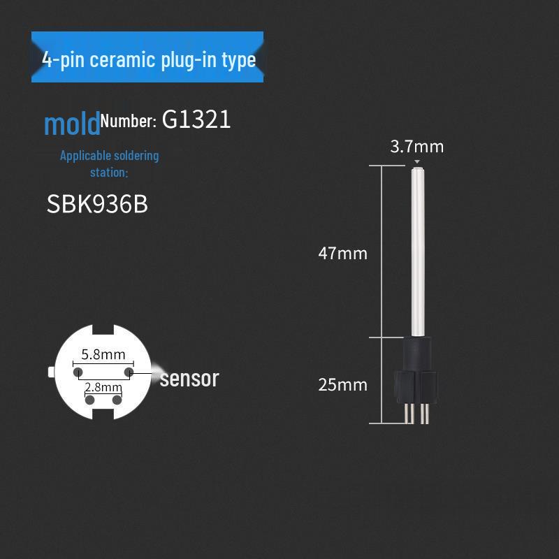 Ceramic Heating Element 6A12053H for Soldering Iron, 93°C, 1 Gaodi, Luo H20 Iron Core Handle.