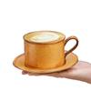 Ceramic Coffee Cup And Saucer Set High Value Afternoon Tea Latte Cup Mug