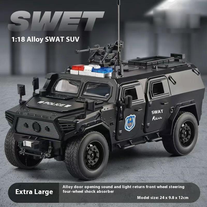 

1:18 Dongfeng M-Terrain SWAT Off-road Toy Alloy Diecast Model Sound And Light Toy Large Vehicle Ornament Present For Kid Boy Toy
