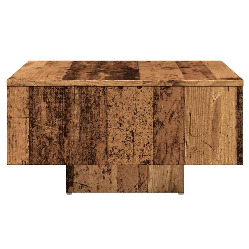  Coffee Table, Old Wood, 60x60x31.5 Cm, Chipboard