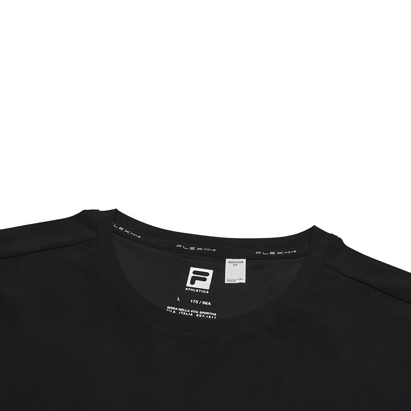 FILA Fitness Athletics Basic Cool Short Sleeve T-Shirt Men Tops A11M531106F-BK