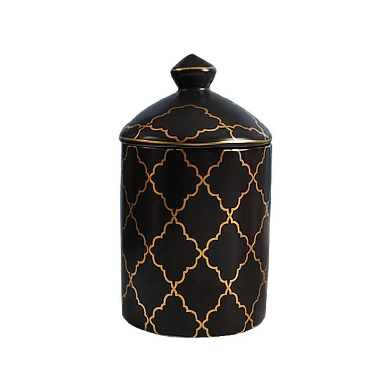 

Романтическая баночка для аромата Геометрия Ароматерапия Свеча Банка Декор Бутылка для хранения ювелирных изделий Свадьба День рождения Подсвечник Домашний декор