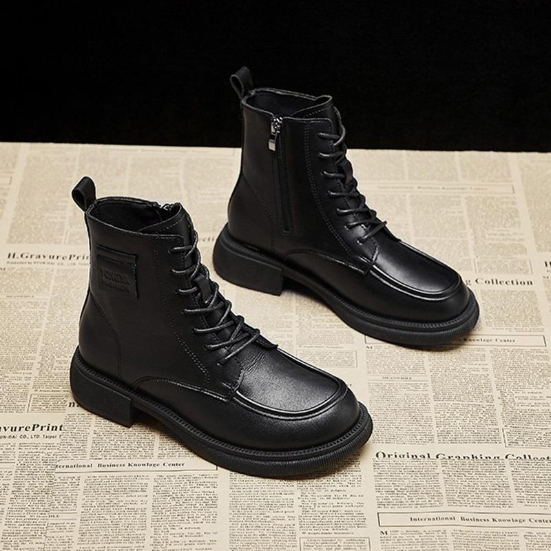 INS Trend Martin Boots Women's Fashion Casual Short Boots Comfortable Walking Boots Motorcycle Boots