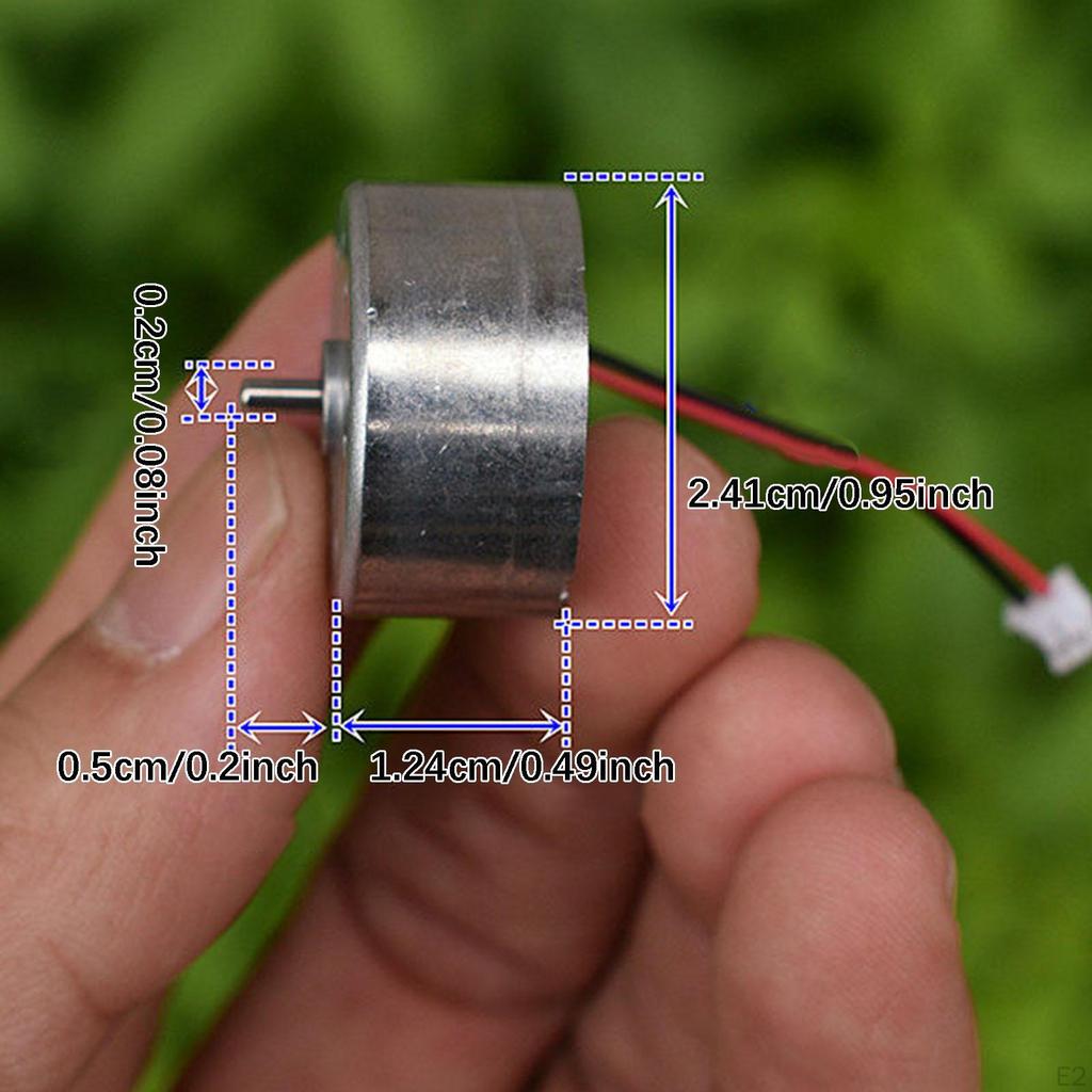 Mini 300 Motor RF-300CA-16220 Mute Compact Stable Performance 4700-7500RPM High Speed DC1.9V-3V for