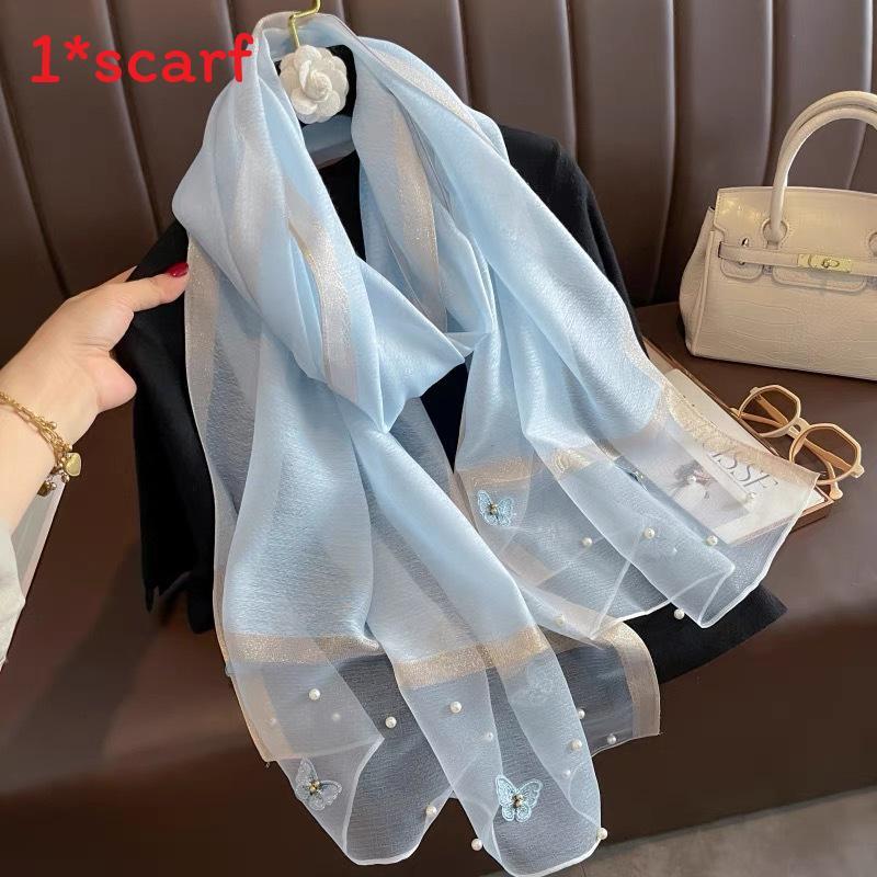 Foulard in Seta Ispirato alle Farfalle con Stile Elegante per Accessori Moda Primavera Estate