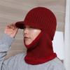 Breed Neck Warmer Fur Hat (Red)/Winter Hat