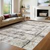 Living Room Carpet Solid Color Carpet Wear-resistant Easy To Maintain Anti Slip Pad for Coffee Table