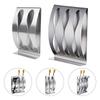 Rust proof Wall Mounted Stainless Steel Toothbrush Holder Easy to Clean