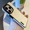 Luxury Solid Color Leather Wireless Charge for Magsafe Case for iPhone 17 16 14 12 13 15 Pro Max Magnetic Matte Shockproof Cover