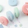 Mini Leather Tape Measure: Soft, Multifunctional, Cute, Three Sizes for Waist and Chest Circumference, Tailor's Cloth Ruler.
