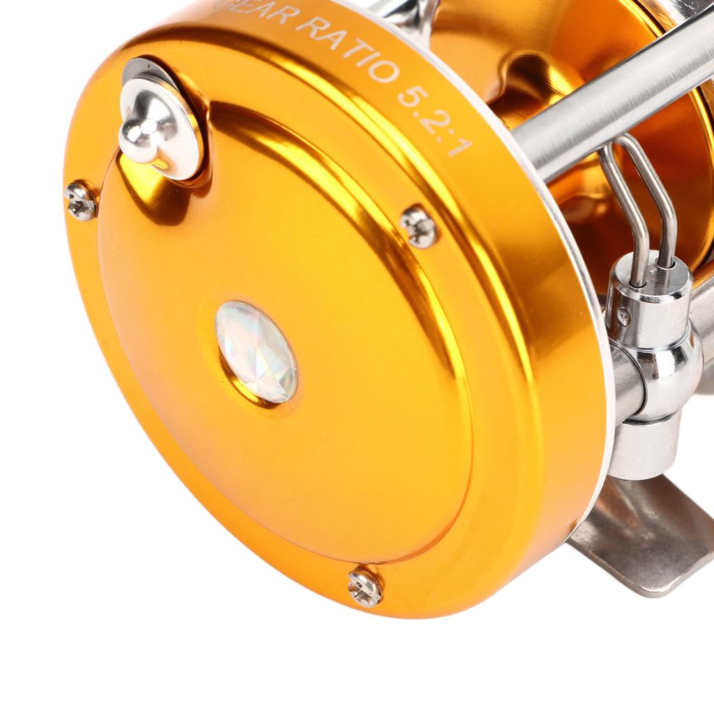 Metal Fishing Reel Soft Grip Powerful All Metal Fishing Lure Reel for Inshore Boat Freshwater