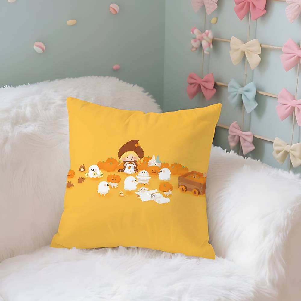K-KANAHEI Cute Pillow Case Cushion Cover Soft Cute Throw Pillow Case For Car Sofa Pillowcase Polyester With Zipper
