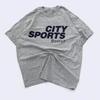 Vintage City Sports Boston Sport Grey T-shirt Streetwear Anvil Made In USA