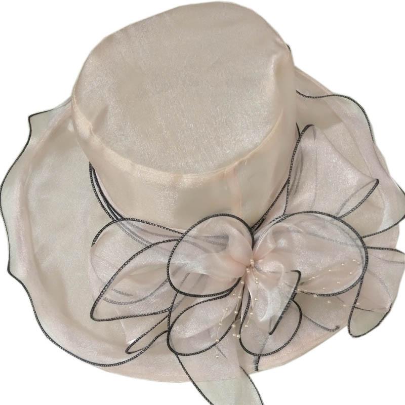 Lady Derby Dress Church Cloche Hat Bow Bucket Wedding Bowler Hats Derby Hat for Women Wide Brim Fedoras Formal Kentucky