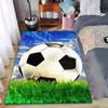 Soccer Ball Carpet for Bedroom with Green Grass and Blue Sky Design Suitable for Use As an Anti-slip for Living Room Bedroom Sofas