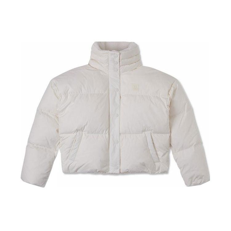 (WMNS) Converse Short Down Jacket Asia Sizing  White  Women s 10025204-A03 XL