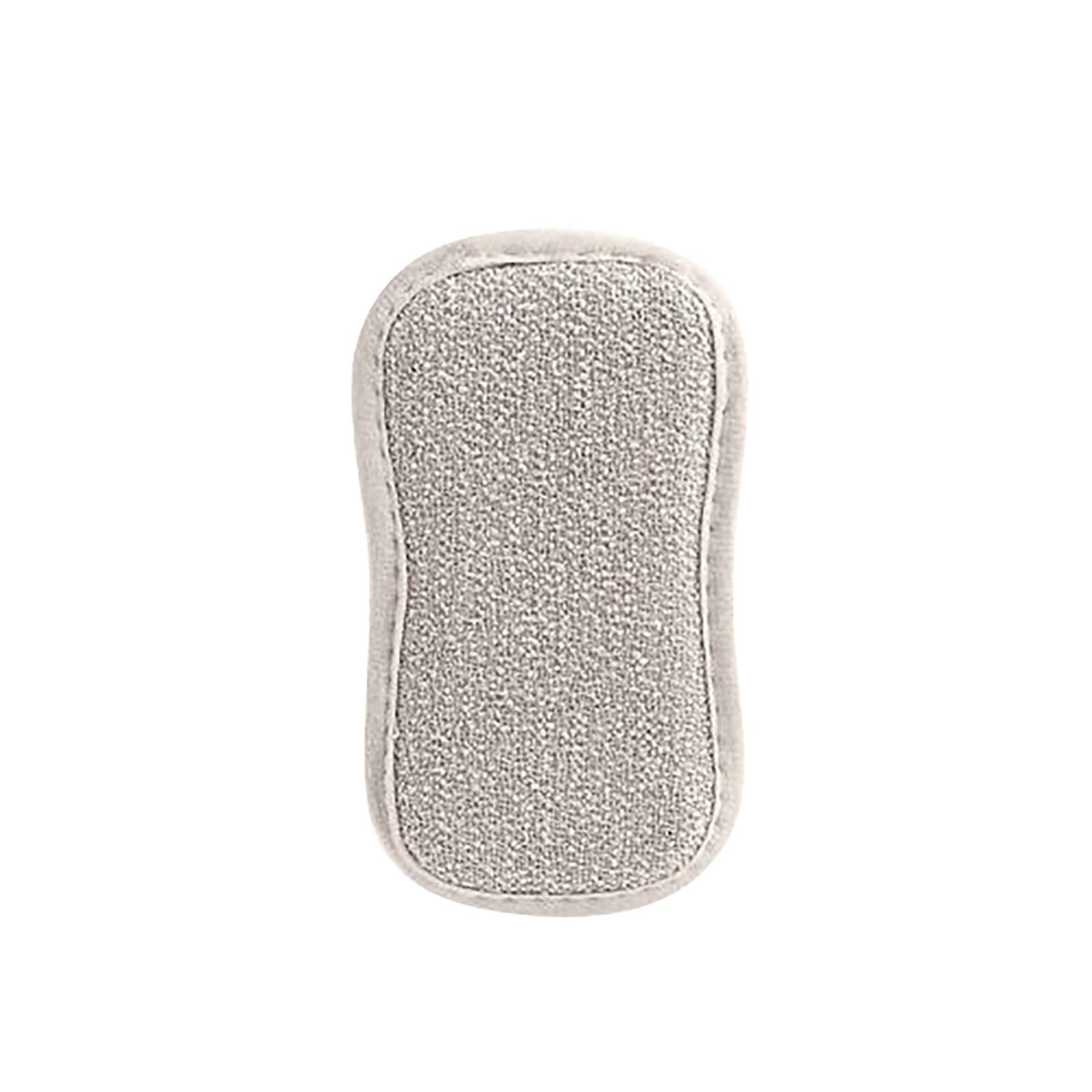 

Reusable Dish Washable Sponge Microfiber Scouring Sponge Dishwashing Tools One Size бежевый
