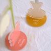 Flower Shaped Acrylic Flower Card Holder Portable Flower Desk Paper Clip  Desktop Decoration