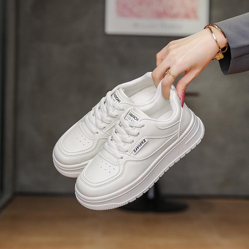2025 Little White Shoes Children's Autumn New Korean Version Ins Female Students Leisure Sports Versatile Board Shoes Street Shot P832