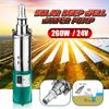 260W New Submersible Solar Water Pump 40m 1200L/h Deep Well Irrigation Garden Home Agricultural 39cm X 8.5cm