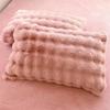 2025 new light luxury rabbit plush rabbit plush pillowcase