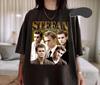 Retro Stefan Salvatore Fan Shirt Bequemes Rundhals-T-Shirt T-Shirt mit Aufdruck Fan-Geschenk für Unisex und Damen