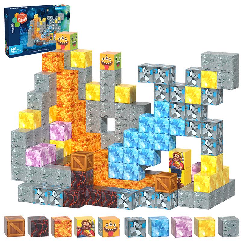 

Primeval Forest Magnetic Cube Building Blocks Set