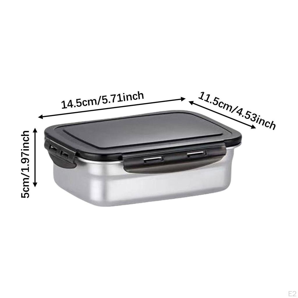 304 Stainless Steel Container Lunch Box Leakproof Freezer for Kids