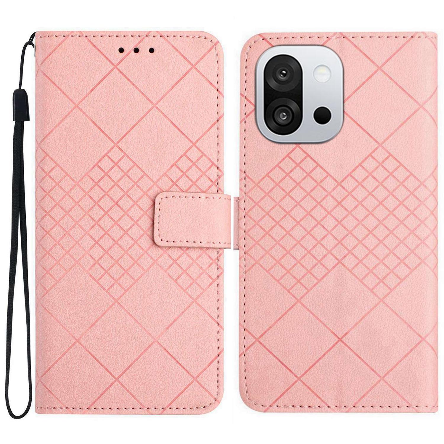 

For OnePlus 13T 5G Case Wallet Imprint PU Leather Flip Folio Phone Cover F