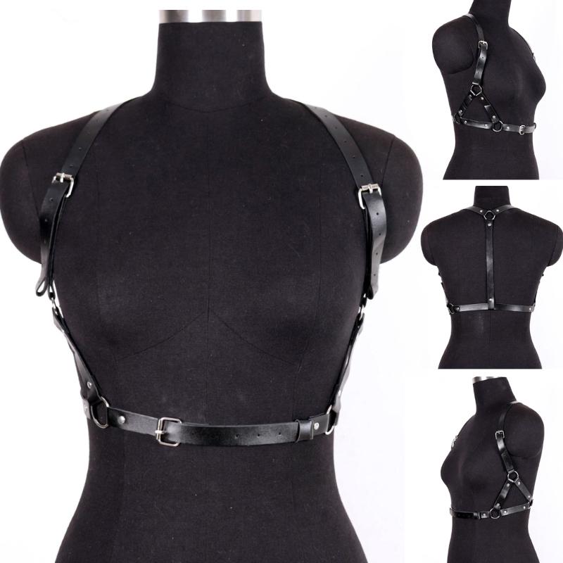 Punk Waist Belt for Women Body Corset Harness Strap for Cosplay Party Night Club Costume Waiststrap Female Accessories